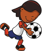 Brianna Scurry, former goalkeeper on the U.S. Women's Soccer Team, is just one of the professional female characters you can find on Backyard Soccer MLS Edition. © 2000 Humongous Entertainment. All rights reserved.