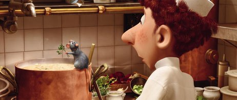 A real challenge for Bird was selling the farfetched idea of how Linguini and Remy get together. The film dedicates about 10 minutes of screen time to show this idea step by step.