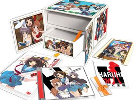 The plotline of The Melancholy of Haruhi Suzumiya is one of the most preposterous and yet strangely absorbing heard in some time.