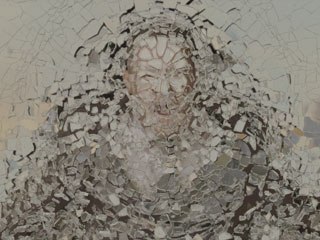 A character jumps through a window with thousands of glass debris sticking to his body. The actor was shot greenscreen and a tracked CG double was animated through a CG window. Courtesy of Bazelves Studio.