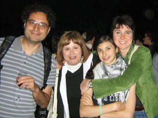 Theodore Ushev, Buba (former head of Animafest Zagreb), Paloma Quinn Mills and Joanna Quinn at opening night.