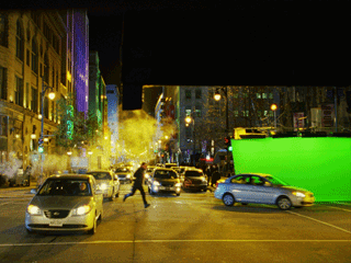Extensive matte painting work was required for place the story in New York City. A combination of 2D and 3D techniques were used, with some composites of live-action plates; others were created in full CGI. Courtesy of Pixel Magic.