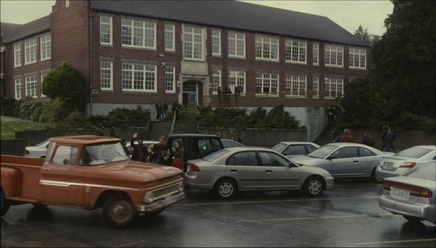 Ken Nakada's digital matte team also recreated the movie's Forks High School.