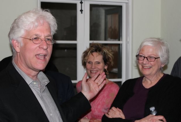 Ron, Platform Director Irene Cutlarz and Oscar-winning animator Joan Graz.