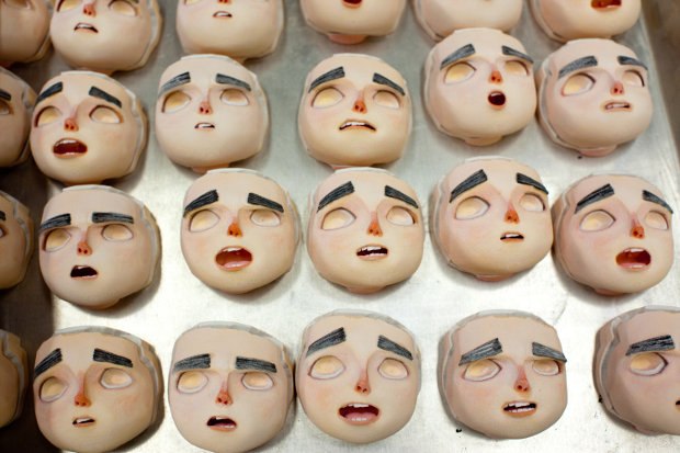 Once printed at LAIKA Studios, there are thousands of faces for animators to choose from.