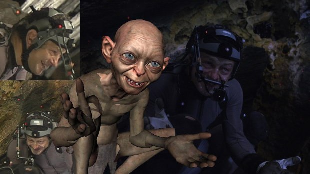Gollum's Cave: On set performance capture and animation.