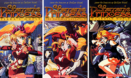 The complete Shamanic Princess, a striking fantasy which takes place in a Germanic college town. Images courtesy of Manga/Central Park Media. © 1997 Princess Project/Bandai Visual/MOVIC.