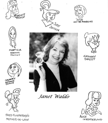 The many faces of Janet Waldo.