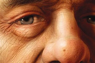 Artist Antropus created this stunning 3D face painting in ZBrush 2.0. © Krishnamurti M. Costa 2003.