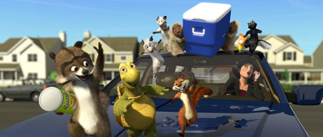 Over the Hedge featured an engaging story, extraordinary animation and very likeable characters that did not need to be voiced by celebrities, but nonetheless they were. All Over the Hedge images courtesy of DreamWorks SKG.