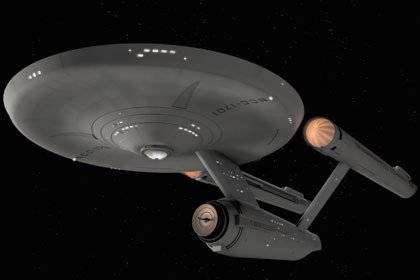Creating an accurate 3D model of the Enterprise took a team of 20 top artists. The re-mastered Star Trek hopes to please fans and make a generation of new ones. All images courtesy of CBS Paramount Domestic Television.