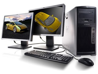 Some will buy a Ferrari, others, HP's new xw8600 system. Either way, they're both fast. Screen image courtesy of Autodesk Inc. © 2002 -2007, All rights reserved.