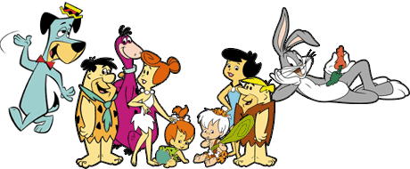 Huckleberry Hound, The Flintstones and Bugs Bunny © Hanna-Barbera; ™ & © 2001 Cartoon Network. An AOL Time Warner Company.