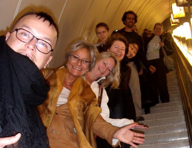 Members of the jury, along with Tiziana Loschi from the Annecy Animation Festival (second from the left).