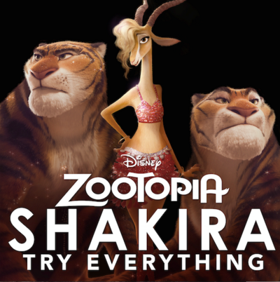 zootopia shakira lending gazelle superstar grammy