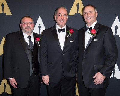 Michael Fecik (left), Steven Tiffen (center) and Jeff Cohen (right) 