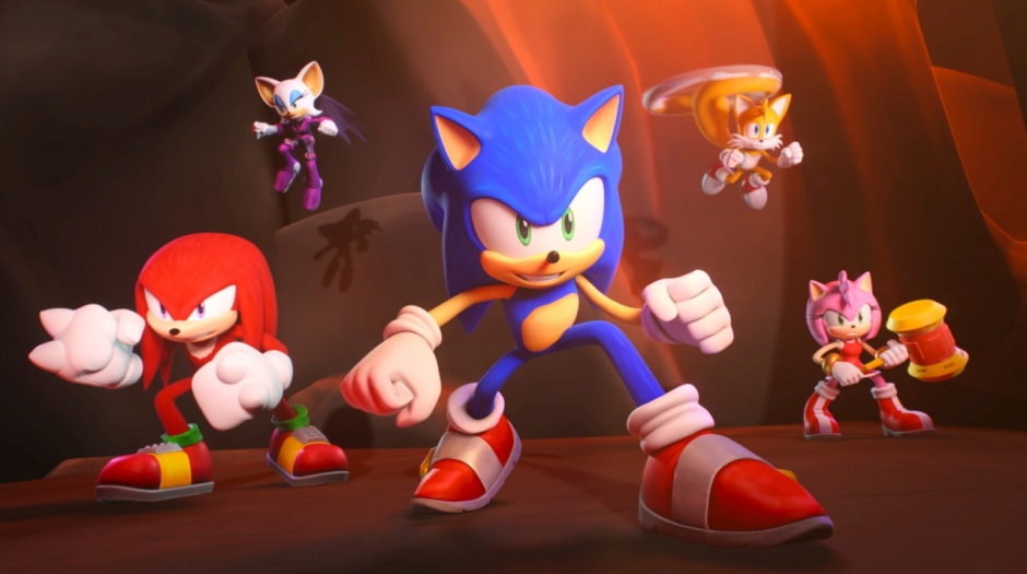 Sonic vs. Shadow Race(+ audience) quik art