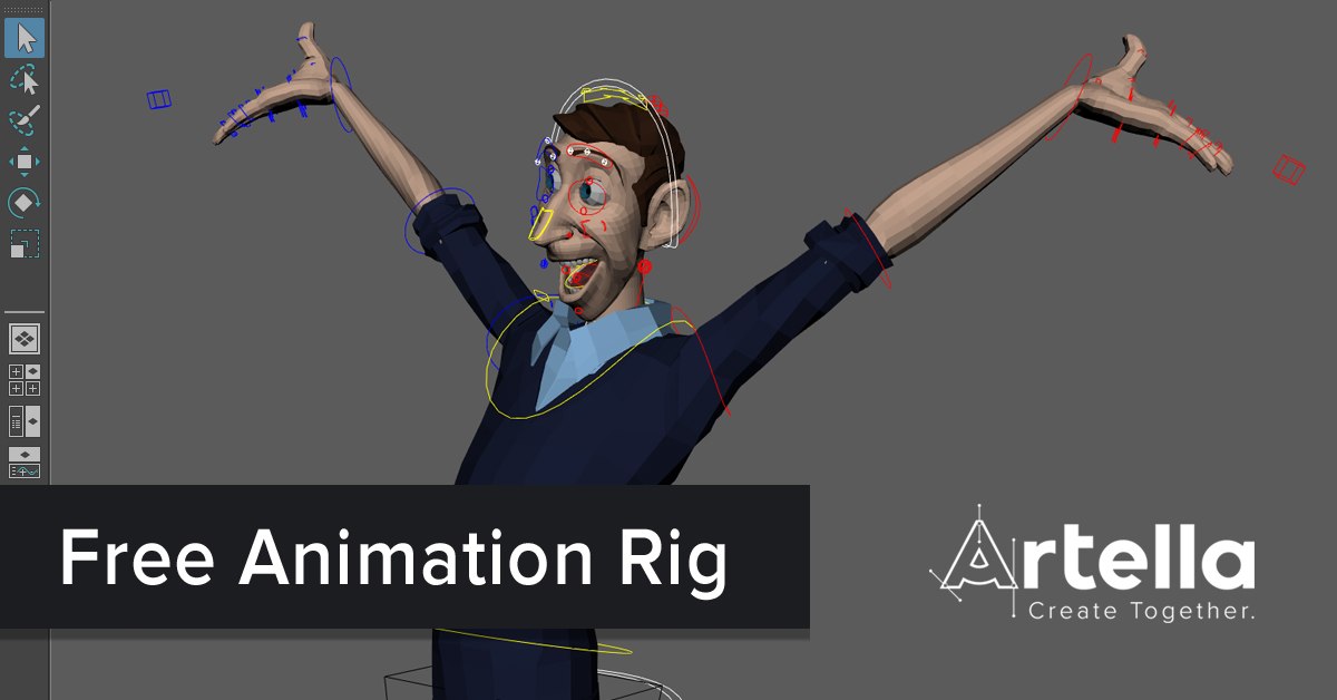 Artella Releases Free Character Animation Rig | Animation World Network