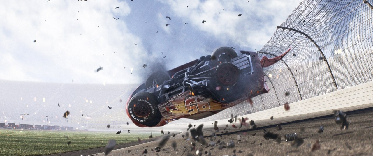Cars 3 McQueen Crash Scene [4K] Cars 3 Storm Front (2017) Cars 3 Crash