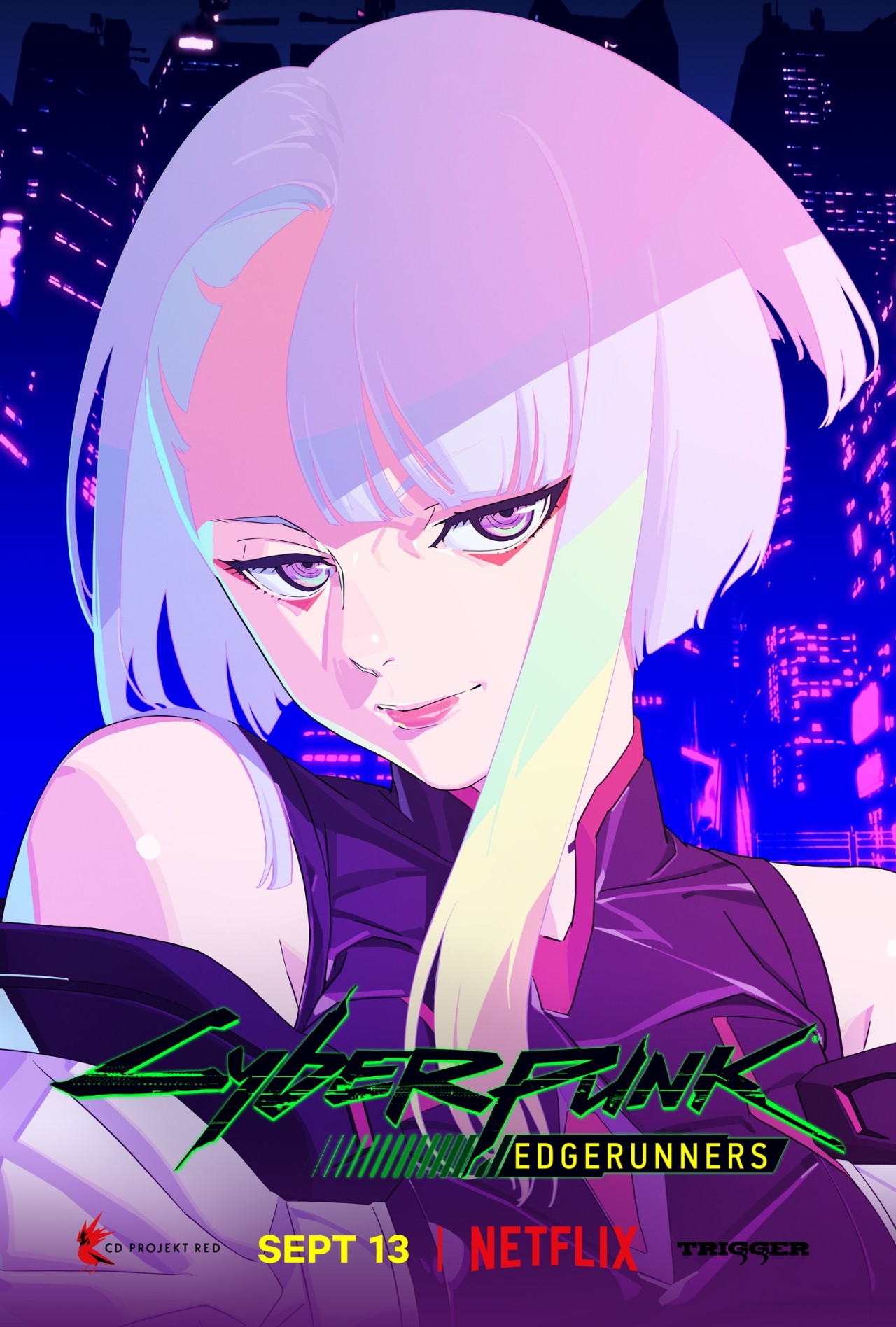 Cyberpunk: Edgerunners, Cyberpunk 2077, CD Projekt RED, trigger, anime,  anime girls, STUDIO MASSKET, Netflix TV Series, 4K