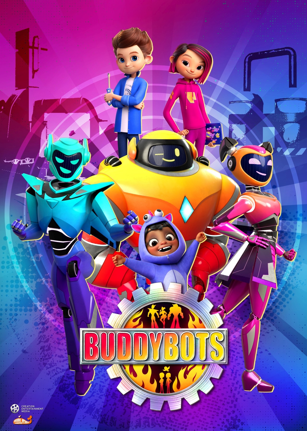 Creation Entertainment and Magic Frame Animation to Co-Produce 'BuddyBots'  | Animation World Network