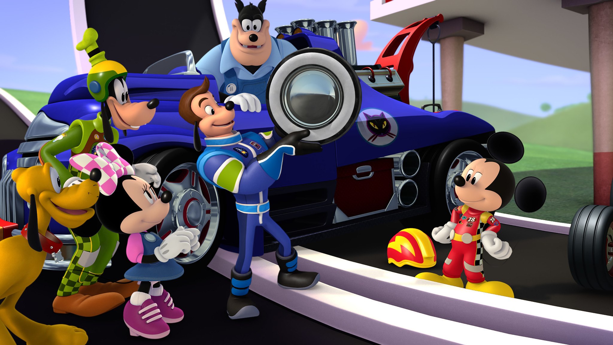 mickey mouse roadster racers. 