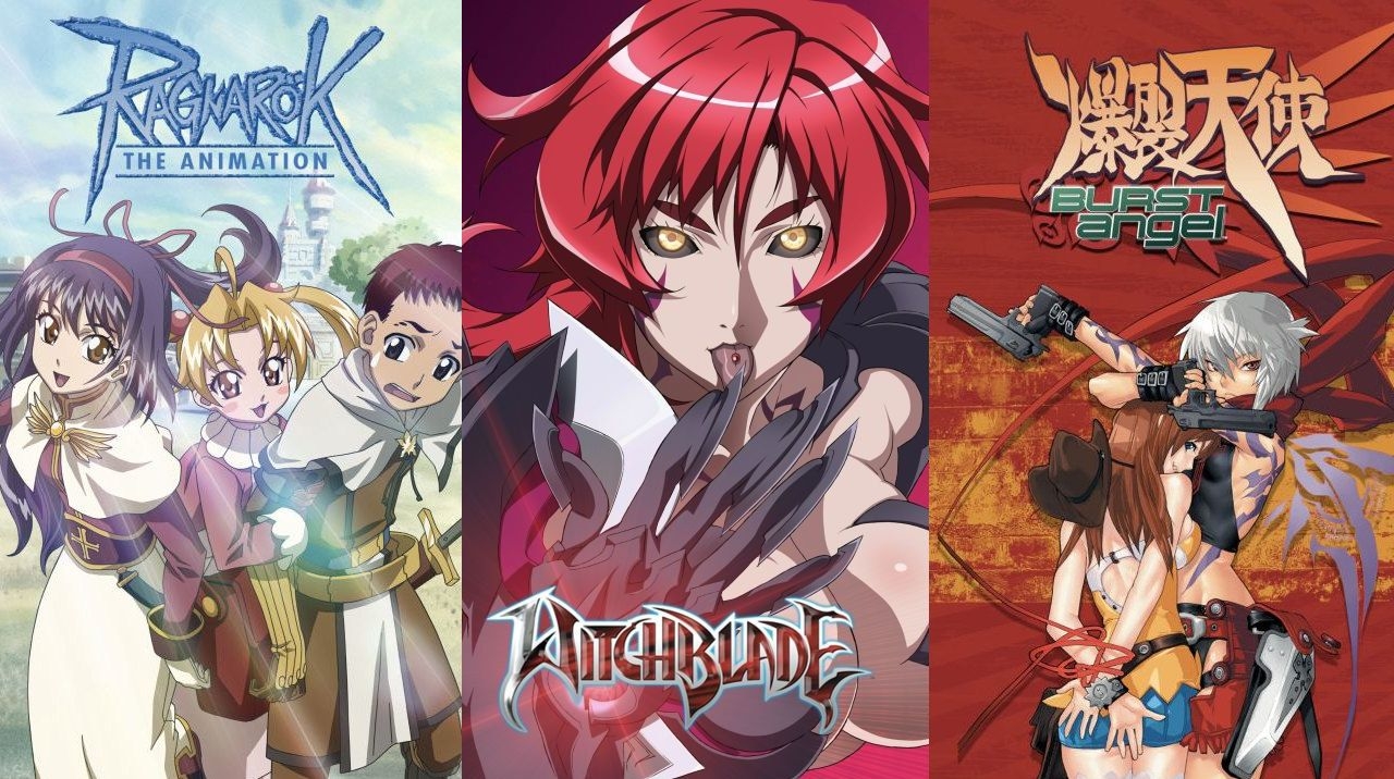 Funimation Drops 'Ragnarok-The Animation,' 'Burst Angel' and 'Witchblade'  on