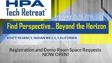 Registration Now Open for the 2016 HPA Tech Retreat