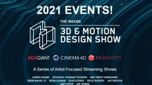 Maxon Reveals 2021 Event Lineup – First ‘3D & Motion Design Show’ Set for March 17 