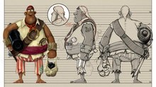 Nifty Selection of 'The Pirates!' Model Sheets