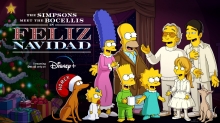 Disney+ to Stream ‘The Simpsons meet the Bocellis in ‘Feliz Navidad’’ Holiday Short